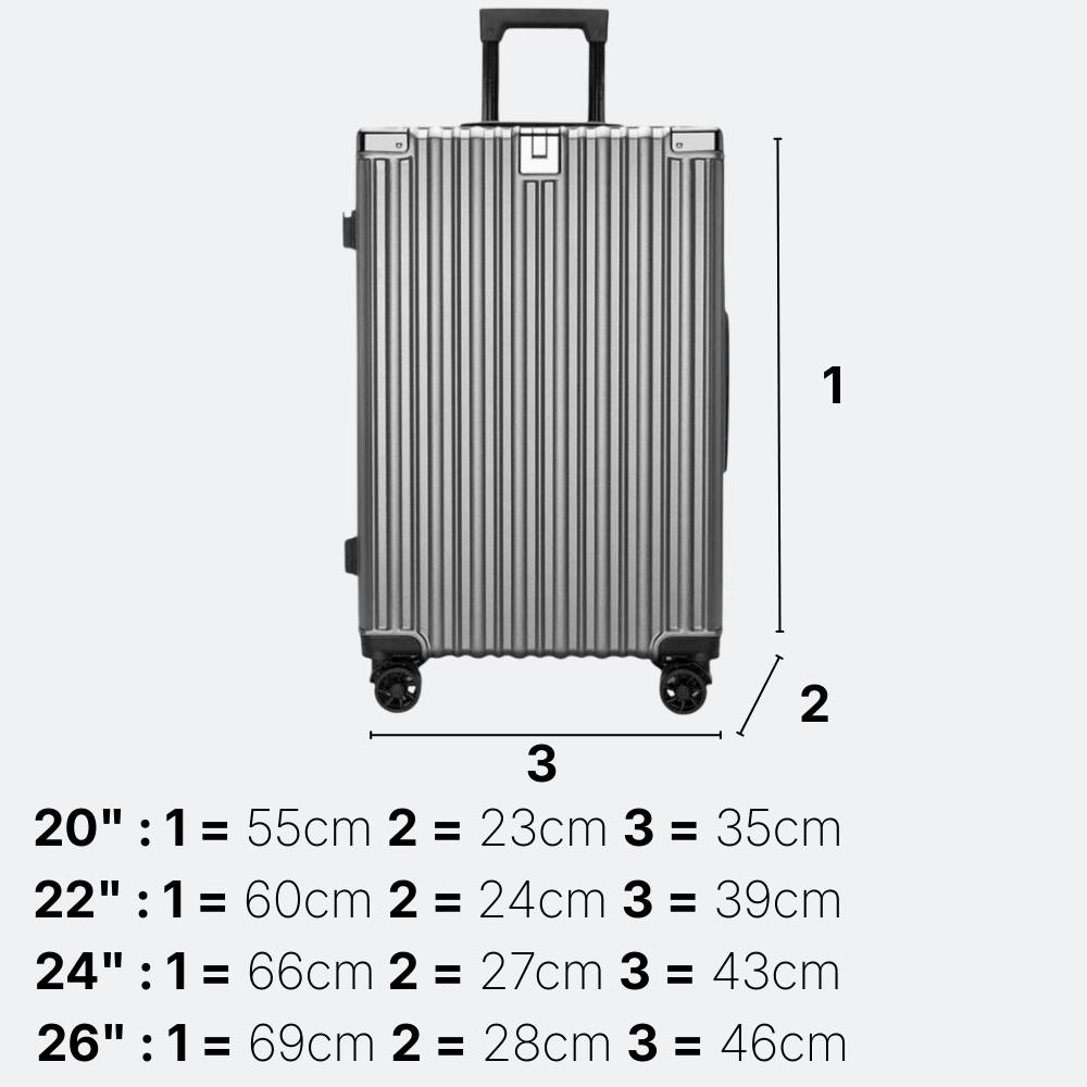 Valises 4 Roulettes Solide Vert Menthe Pâle - | AïtaVia