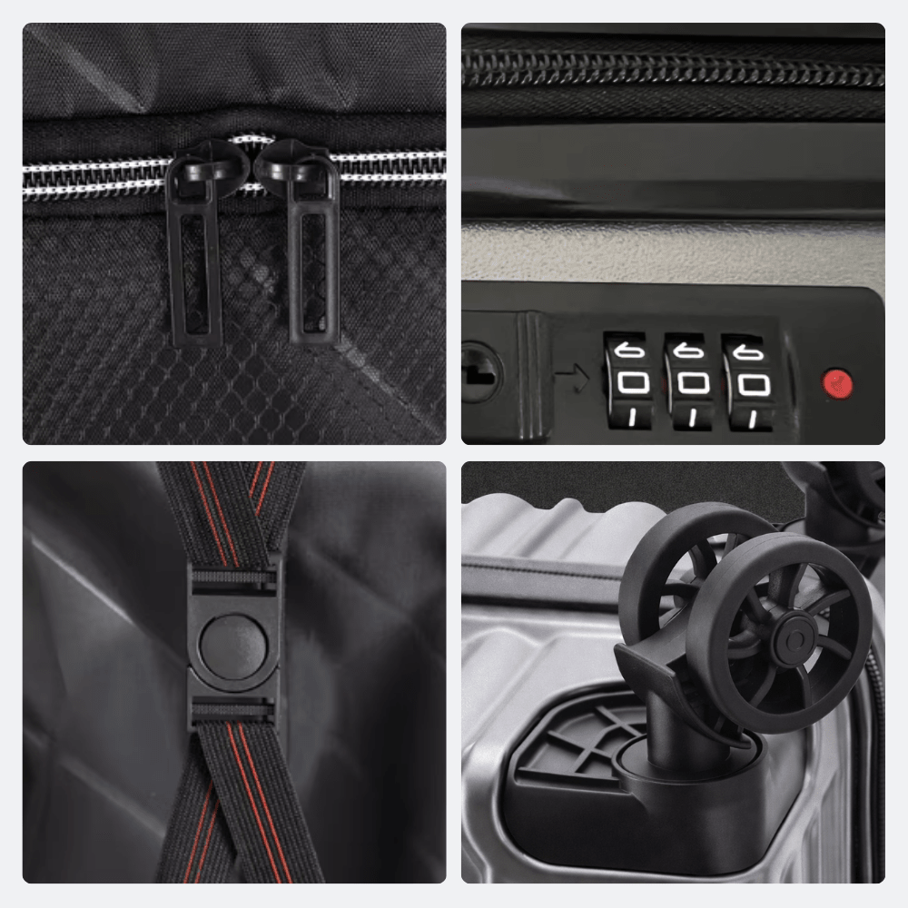 Valises 4 Roulettes Solide Vert Menthe Pâle - | AïtaVia