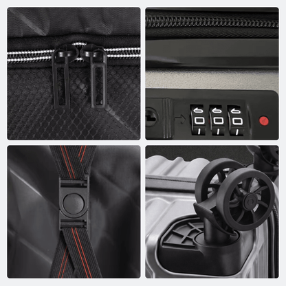 Valises 4 Roulettes Solide Vert Menthe Pâle - | AïtaVia