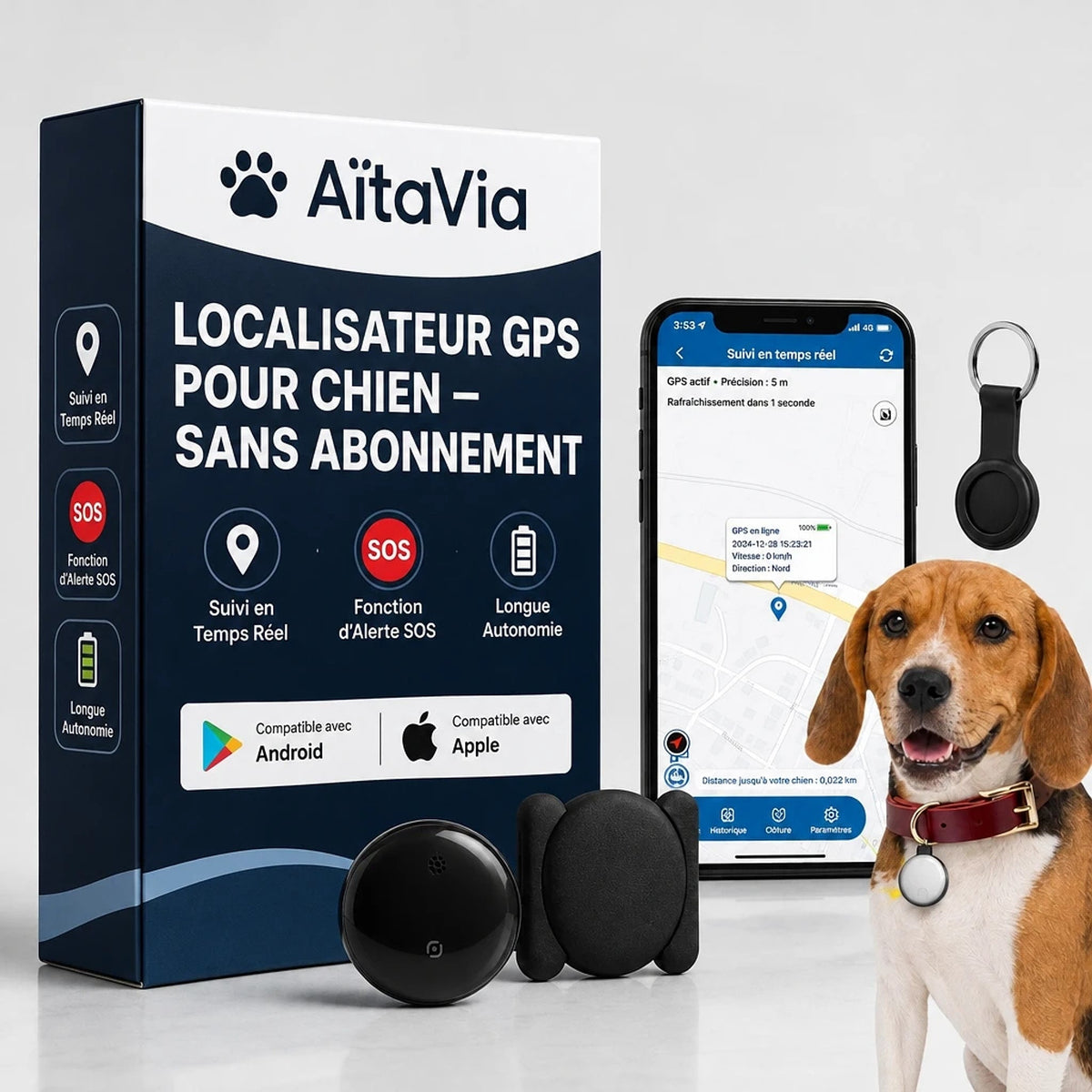 Veilio – Traceur GPS pour Chien
