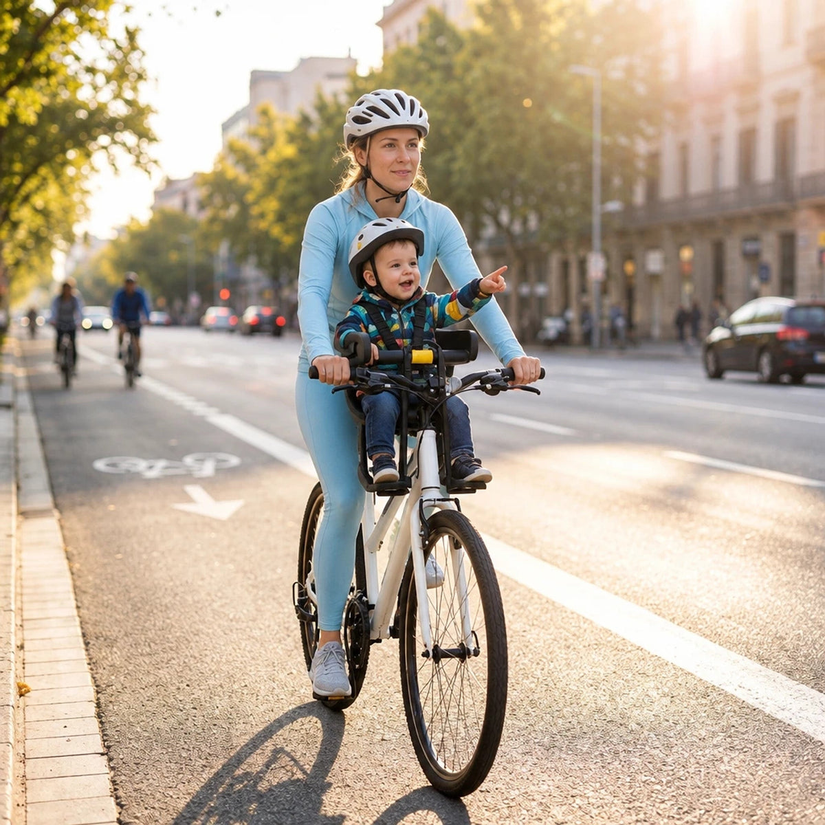 Véloïs – Porte-Bébé Vélo Avant