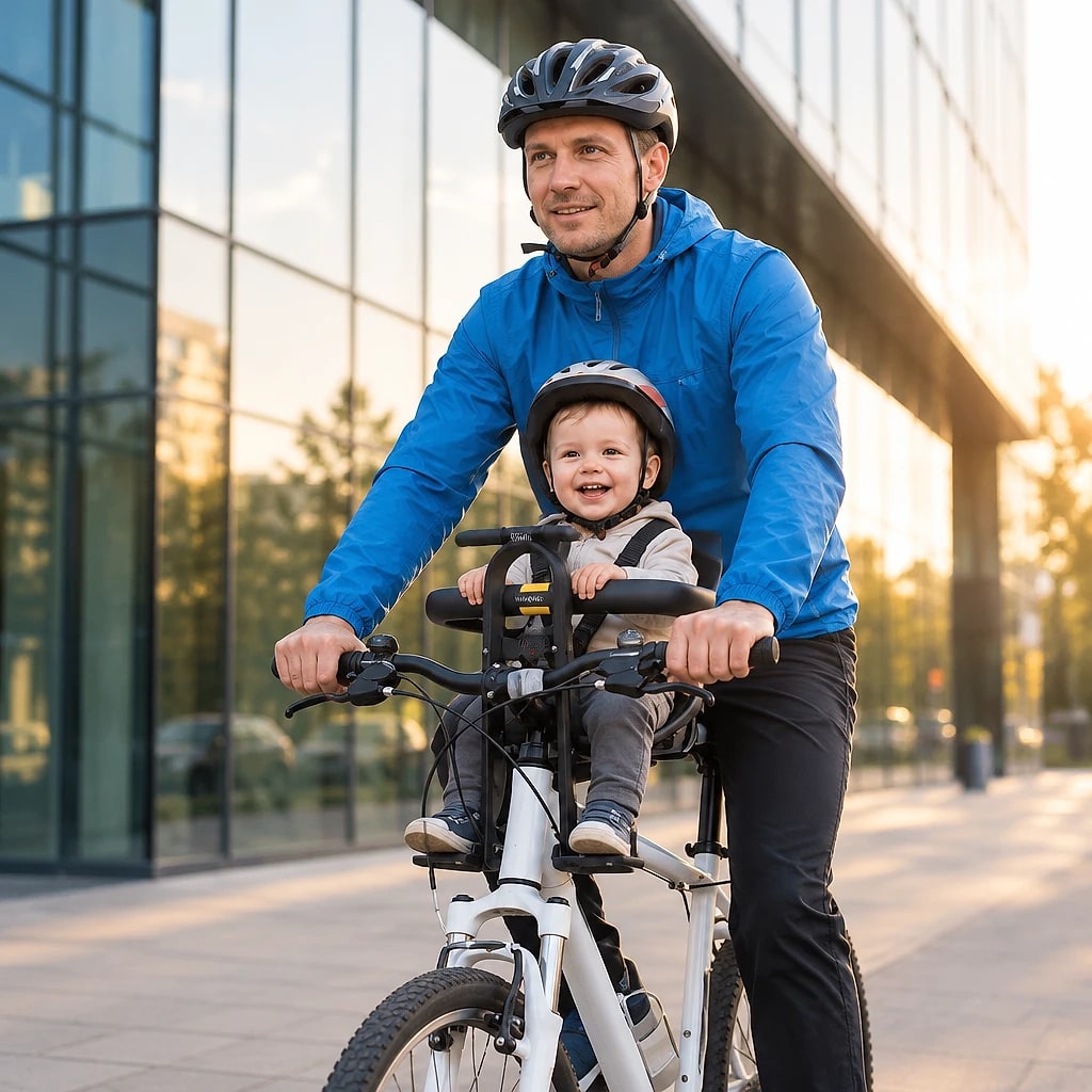 Véloïs – Porte-Bébé Vélo Avant