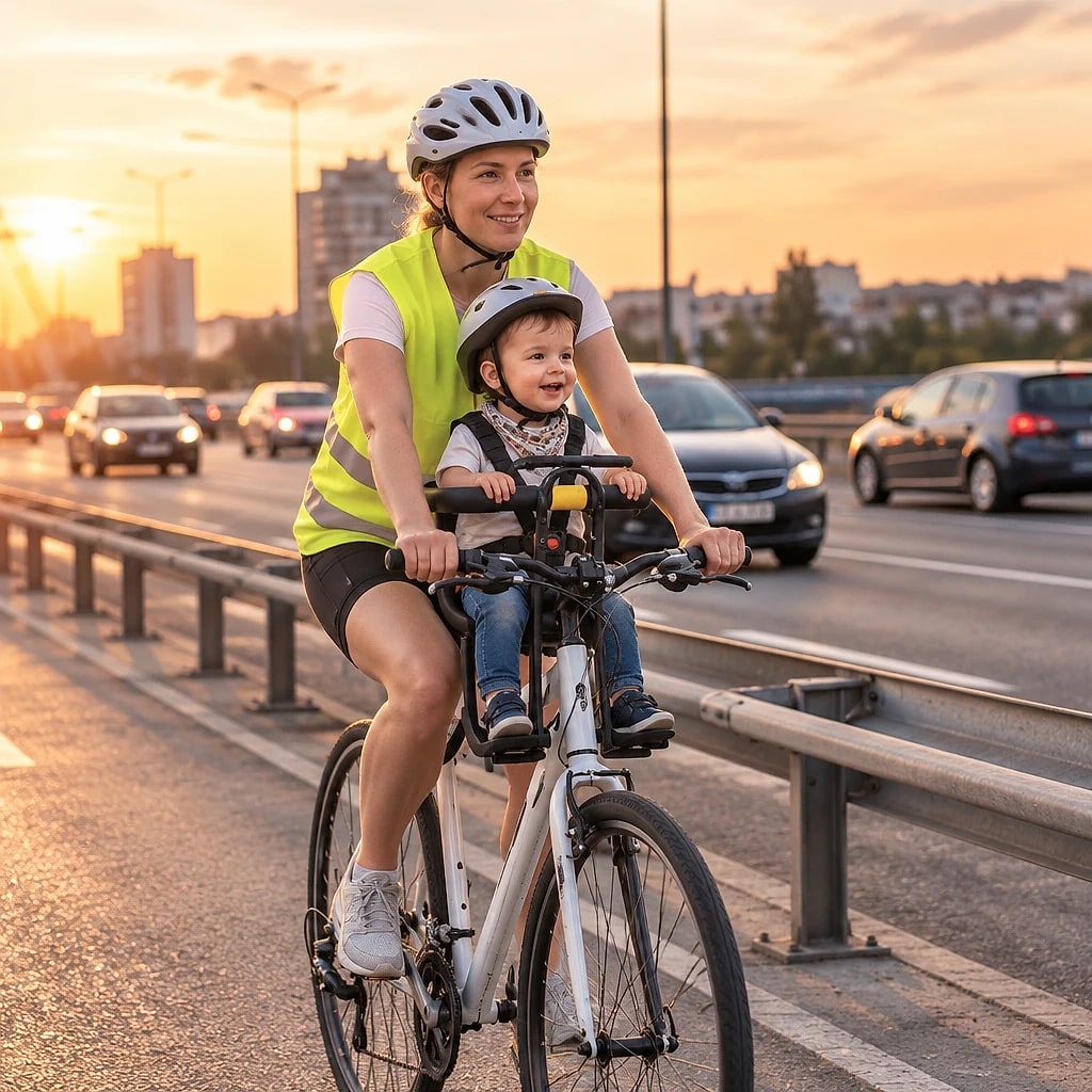 Véloïs – Porte-Bébé Vélo Avant
