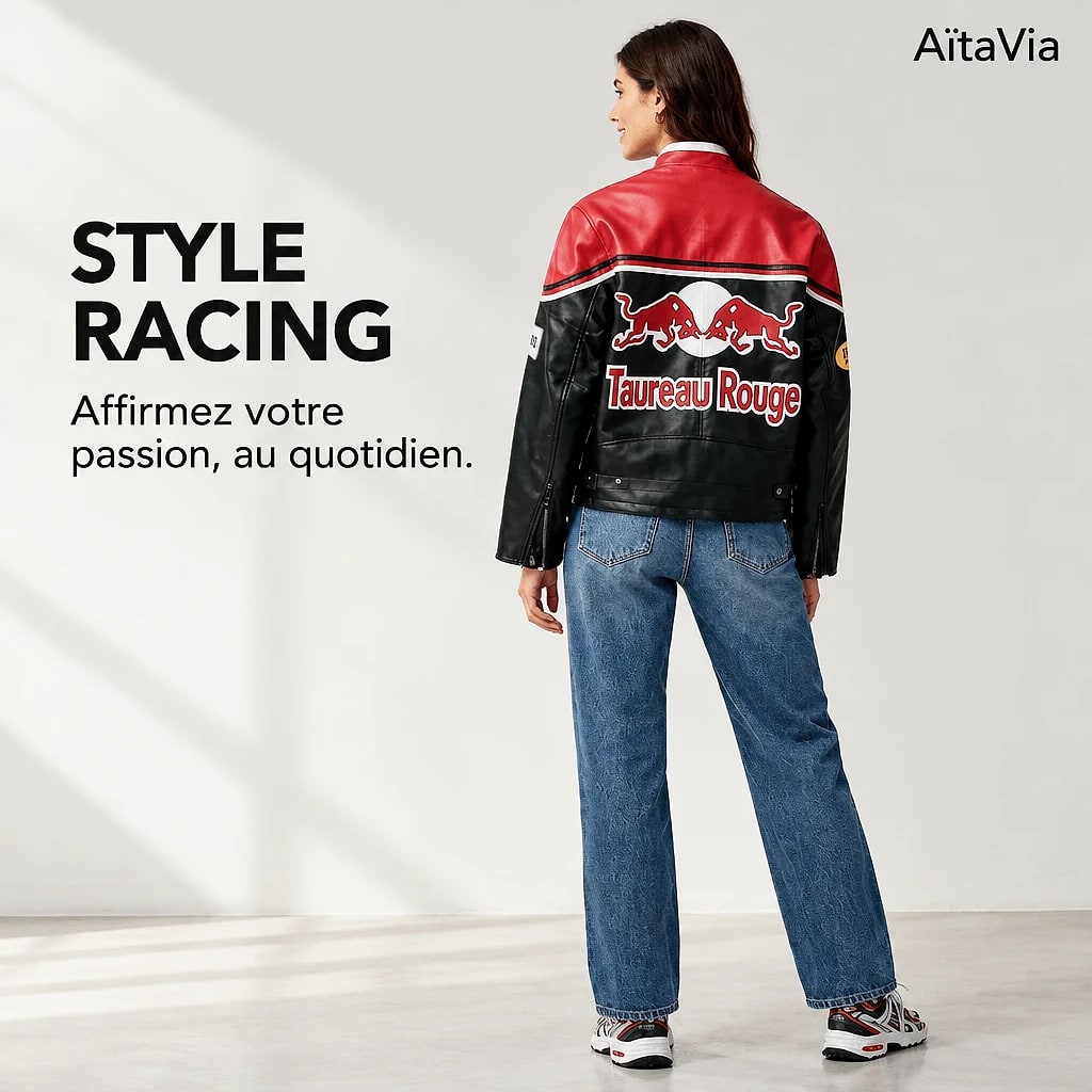 Veloria – Veste Racing Vintage Unisexe