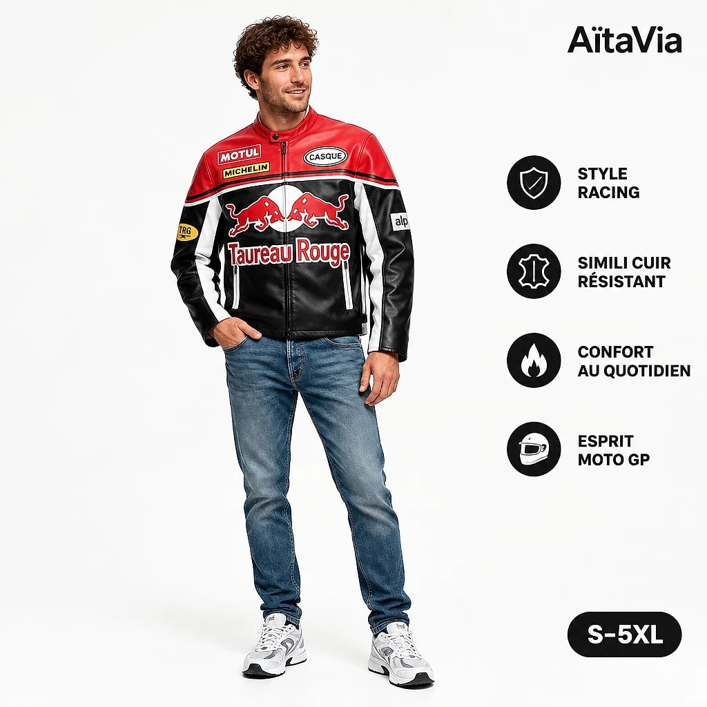 Veloria – Veste Racing Vintage Unisexe
