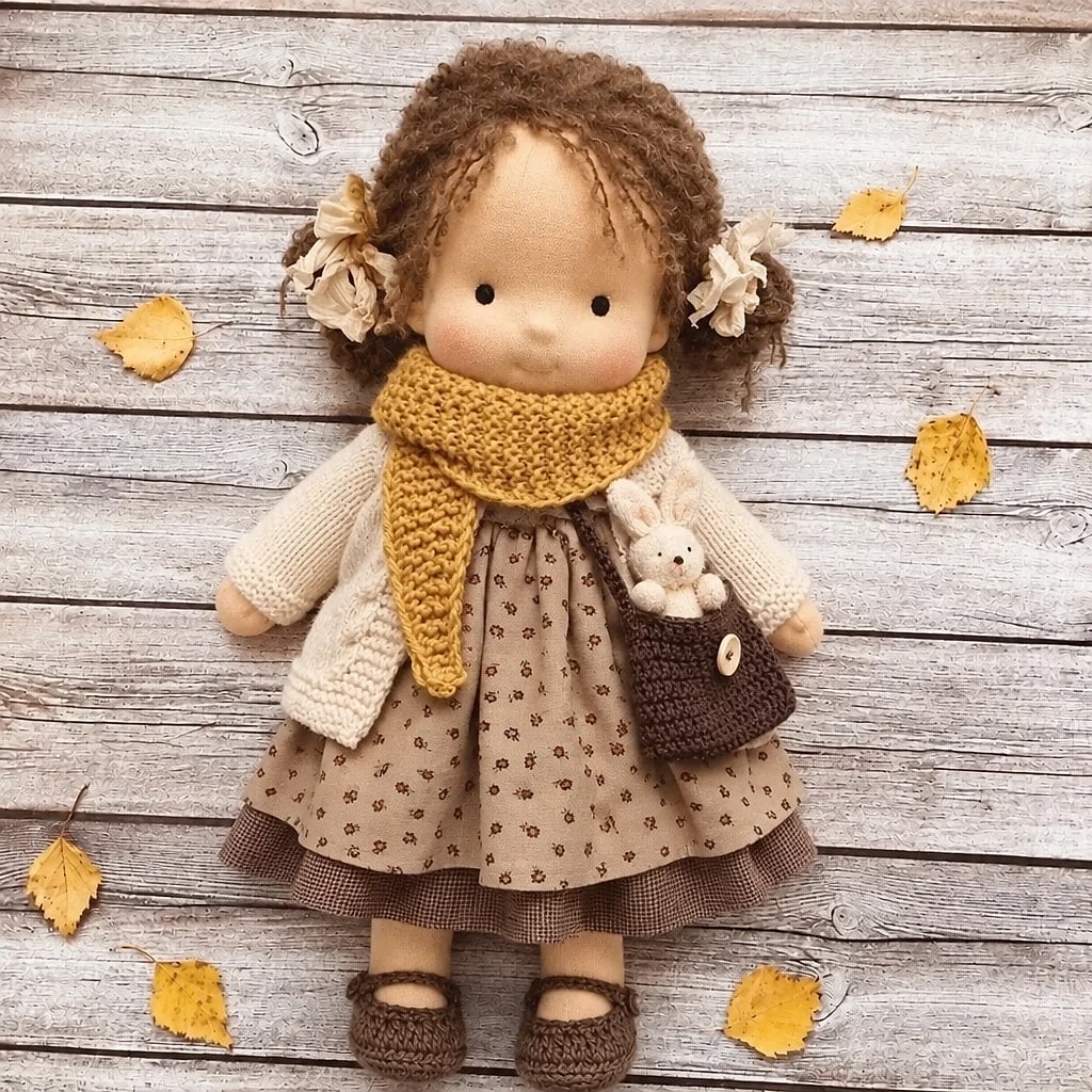 Velorie – Poupée Waldorf Artisanale