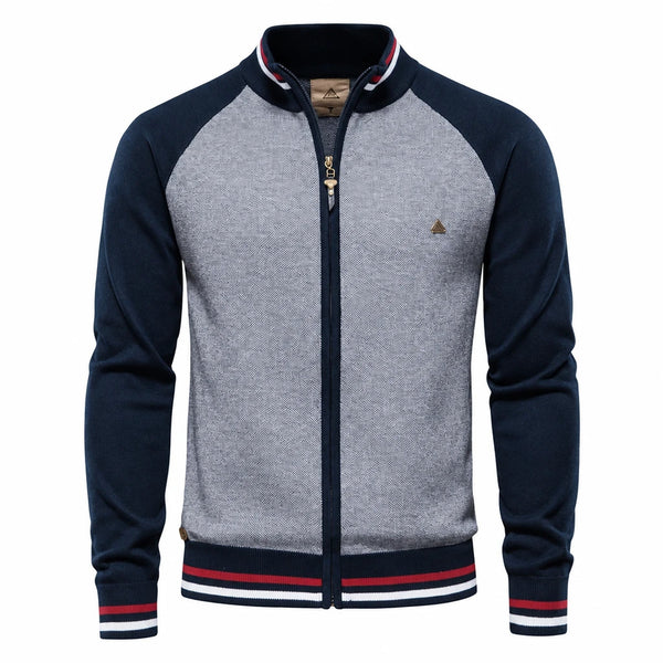 Velorio – Cardigan Deux Tons Zippé