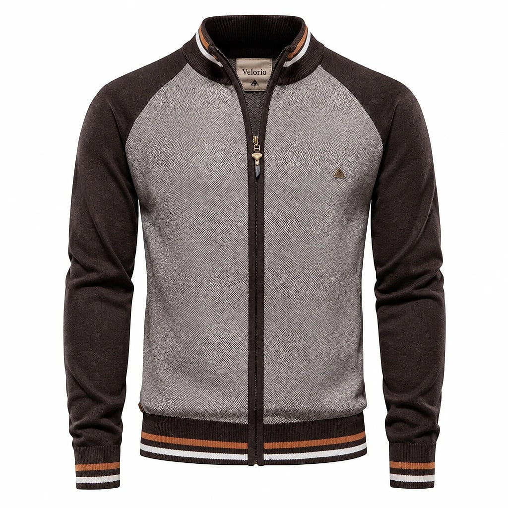 Velorio – Cardigan Deux Tons Zippé