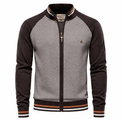 Velorio – Cardigan Deux Tons Zippé