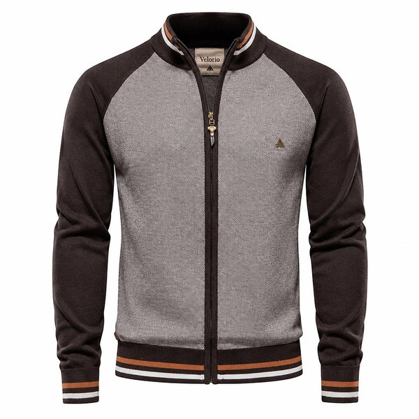 Velorio – Cardigan Deux Tons Zippé