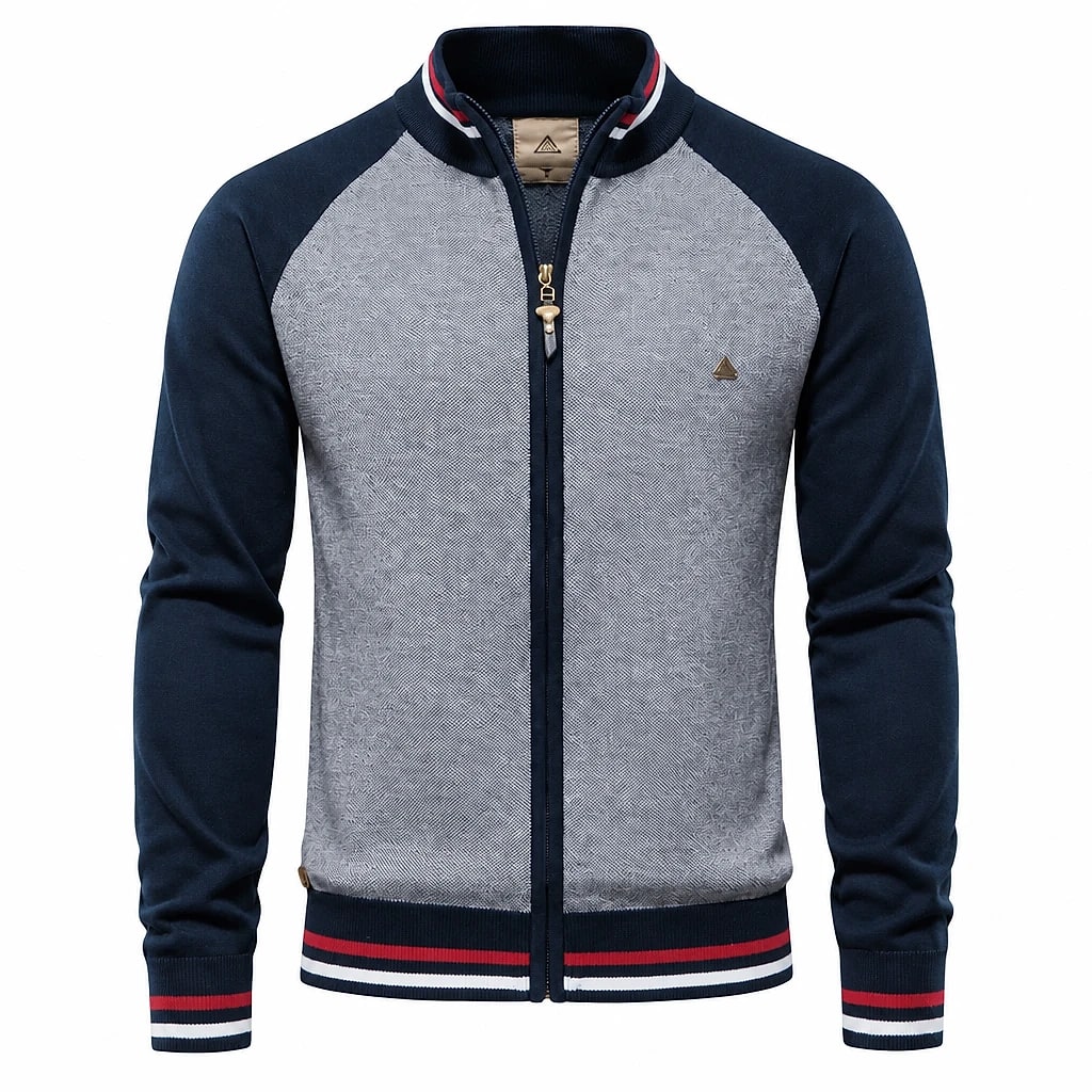 Velorio – Cardigan Deux Tons Zippé
