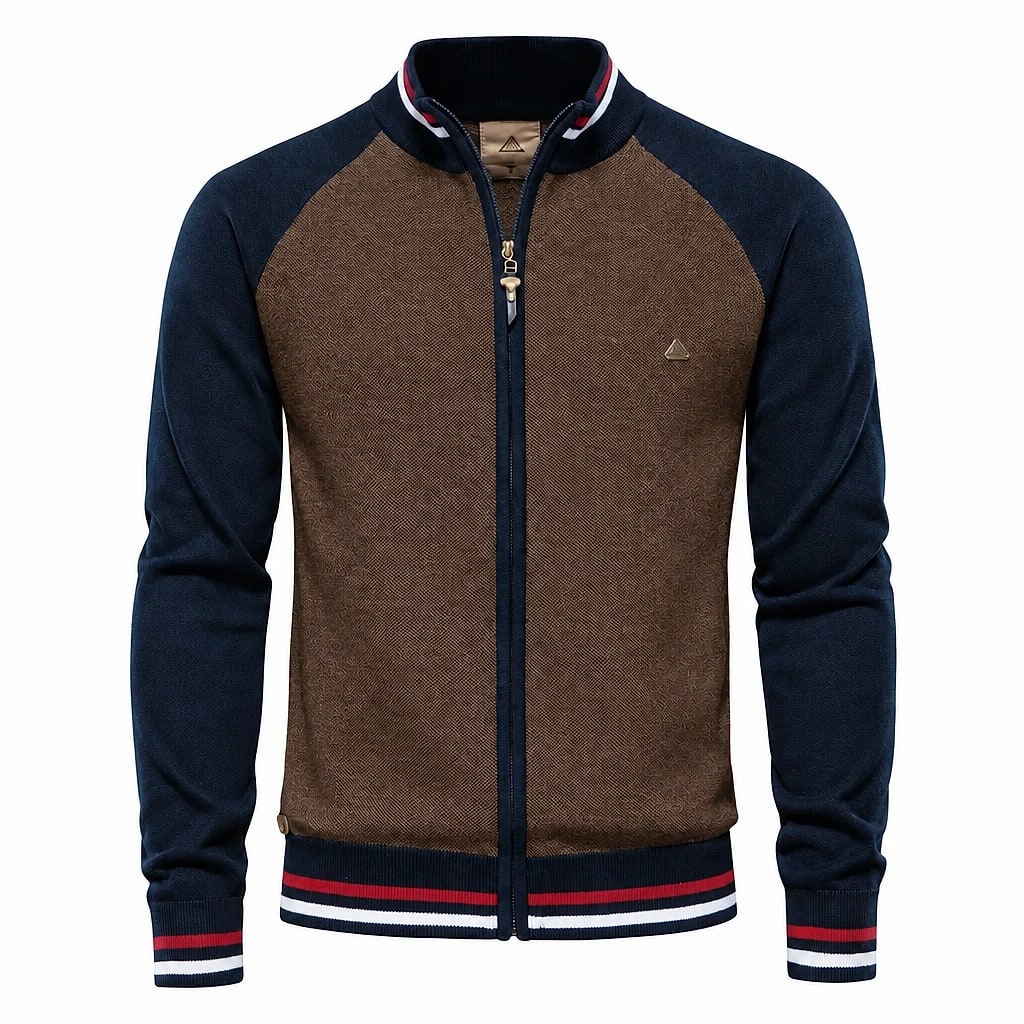 Velorio – Cardigan Deux Tons Zippé