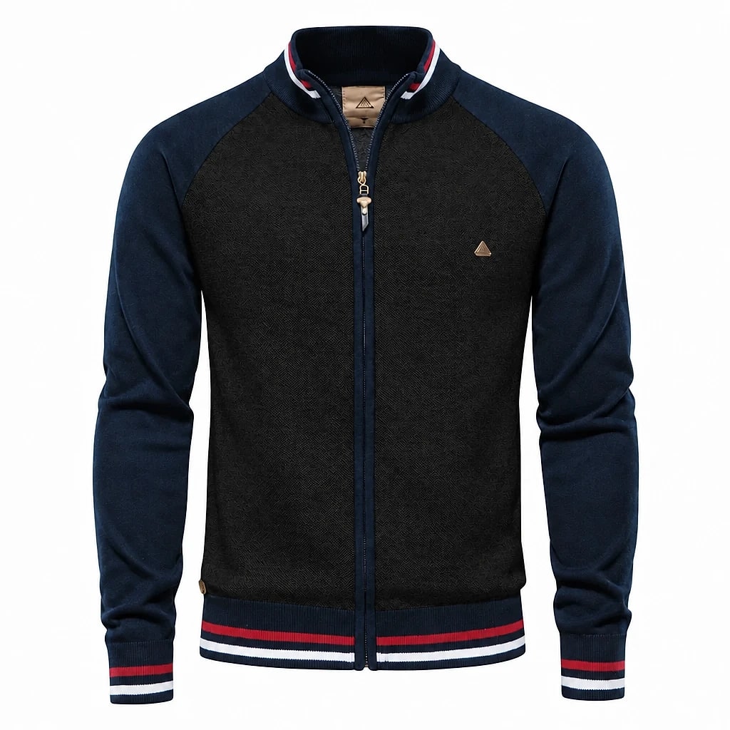 Velorio – Cardigan Deux Tons Zippé