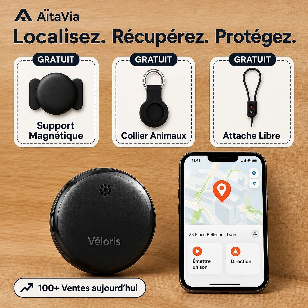 Véloris – Traceur GPS Sans Abonnement