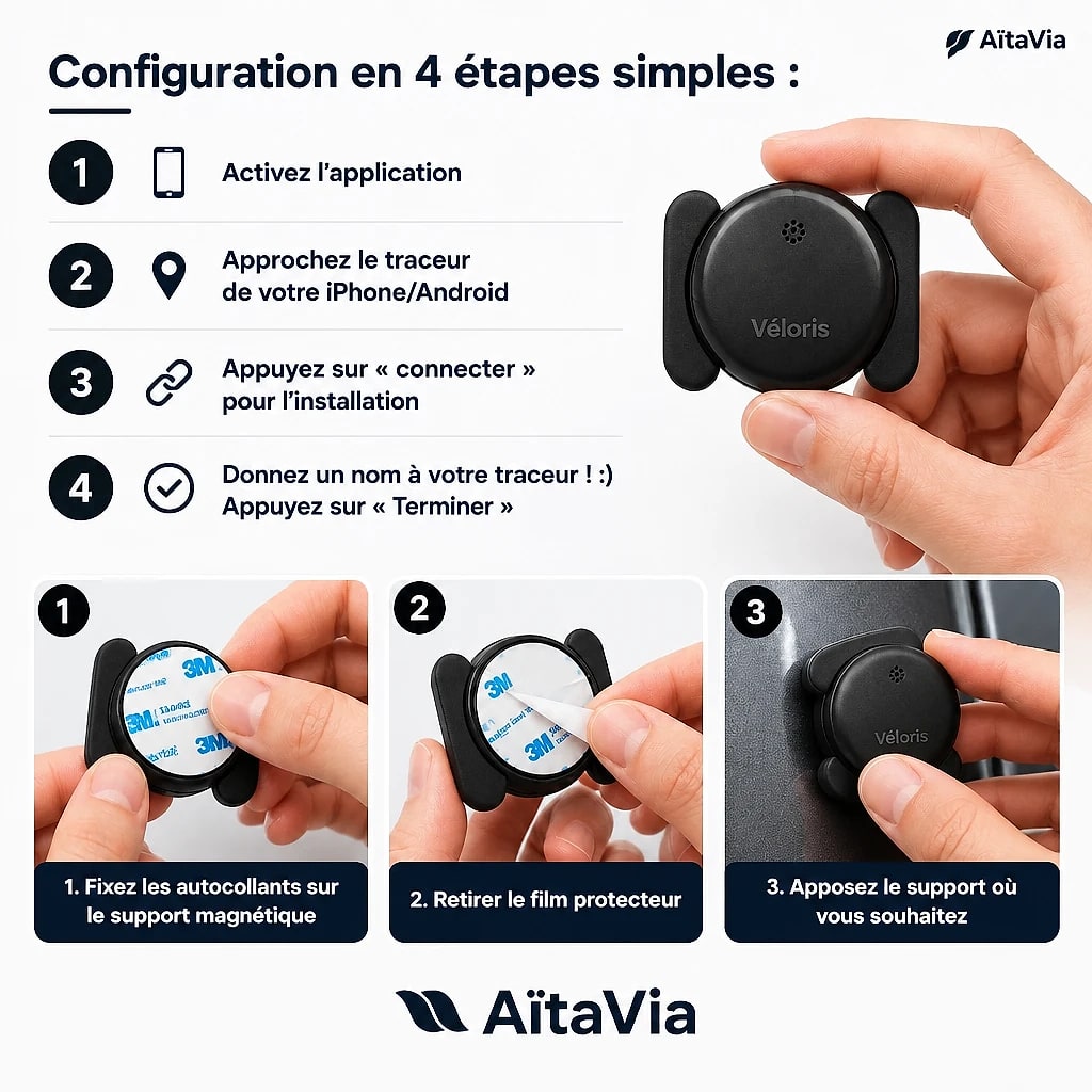 Véloris – Traceur GPS Sans Abonnement