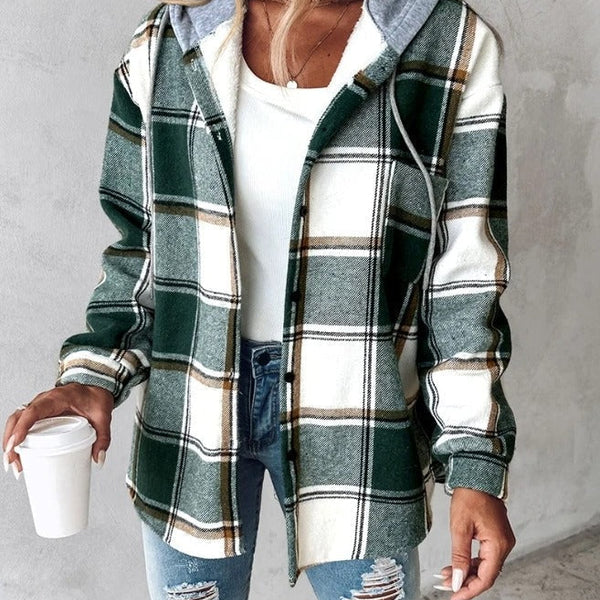 Veste Chemise Décontractée pour Femmes - Confort Stylé Automne/Hiver