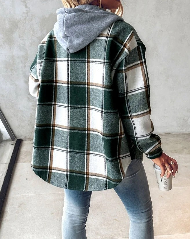 Veste Chemise Décontractée pour Femmes - Confort Stylé Automne/Hiver