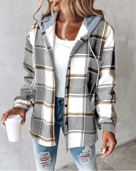 Veste Chemise Décontractée pour Femmes - Confort Stylé Automne/Hiver