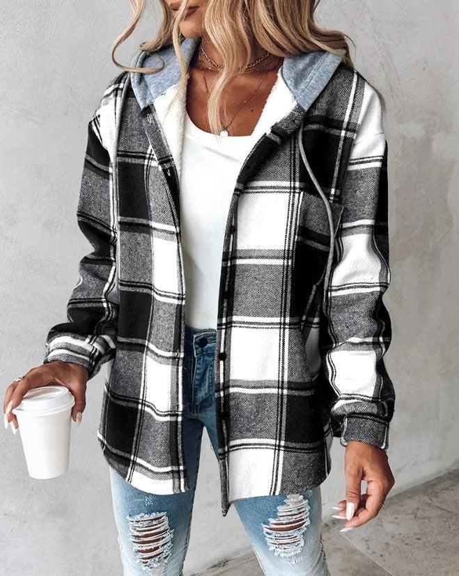 Veste Chemise Décontractée pour Femmes - Confort Stylé Automne/Hiver