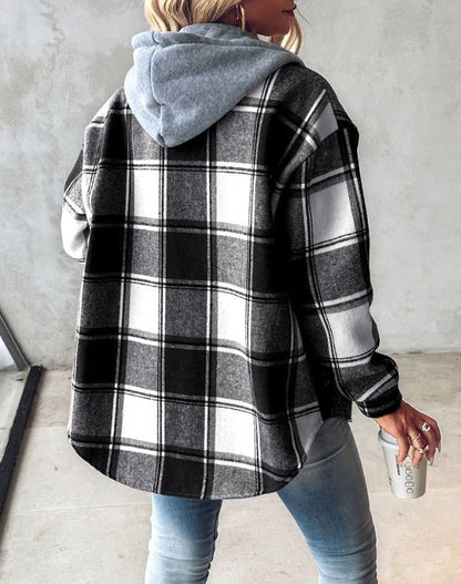 Veste Chemise Décontractée pour Femmes - Confort Stylé Automne/Hiver