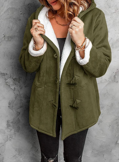 Veste d'Hiver Chaude pour Femme - Style Décontracté & Capuche