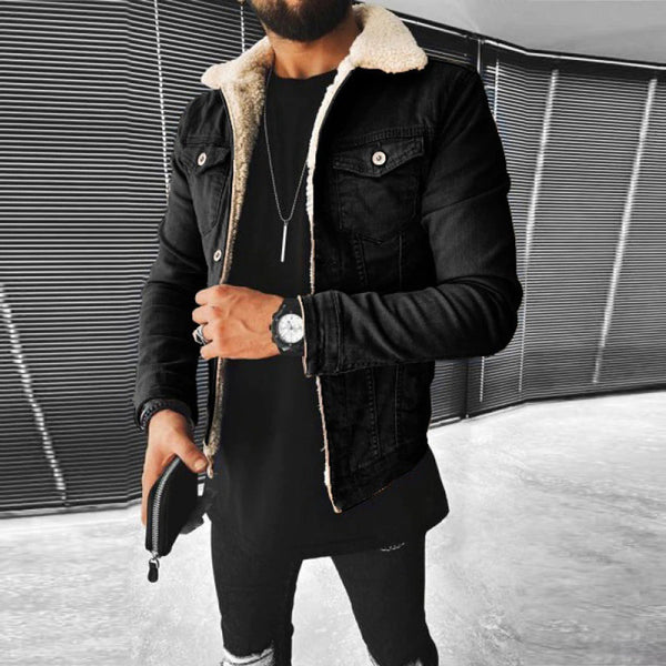 Veste en Denim - Homme - Style Élégant & Confort
