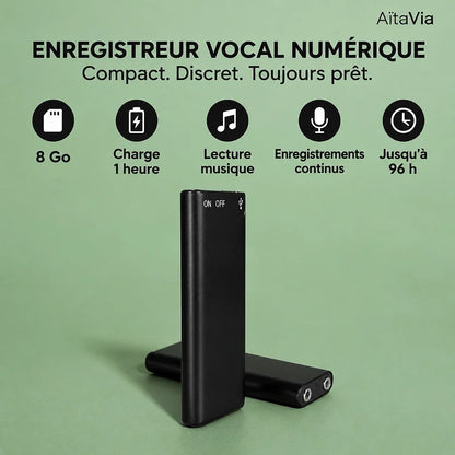 Vocix – Enregistreur Vocal Compact