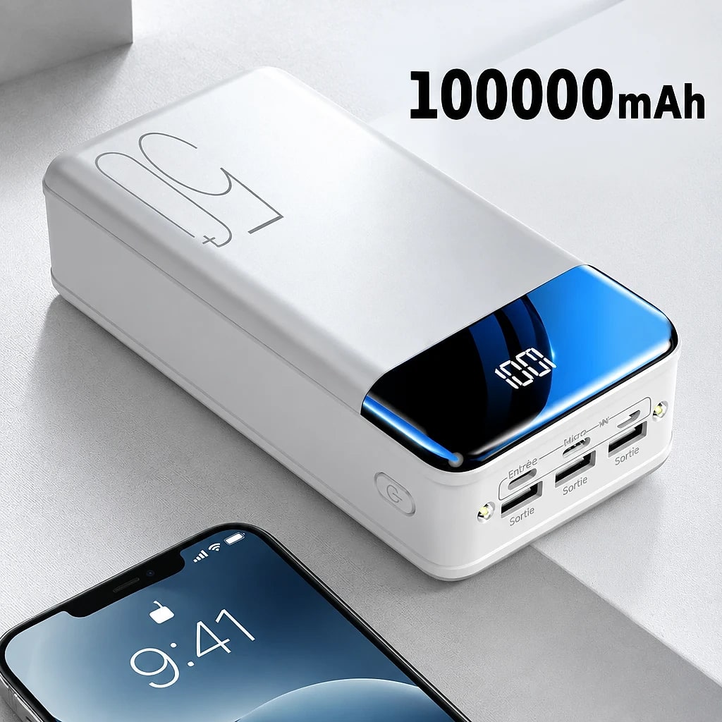 Voltara – Batterie Externe 50000mAh